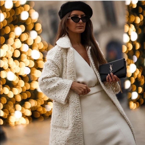 ZARA Structured Wool Blend Coat - Picture 2 of 16